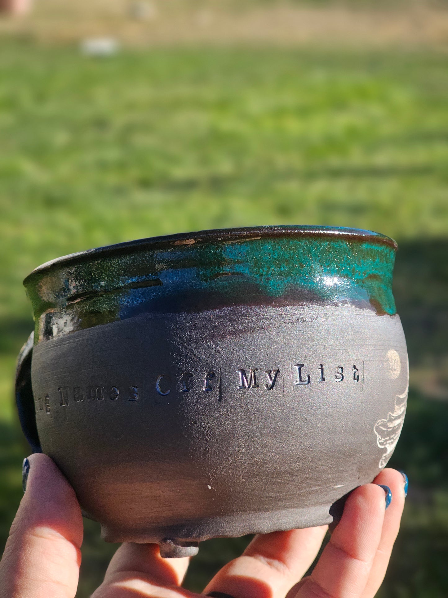 Checking Names Off My List Mug Green