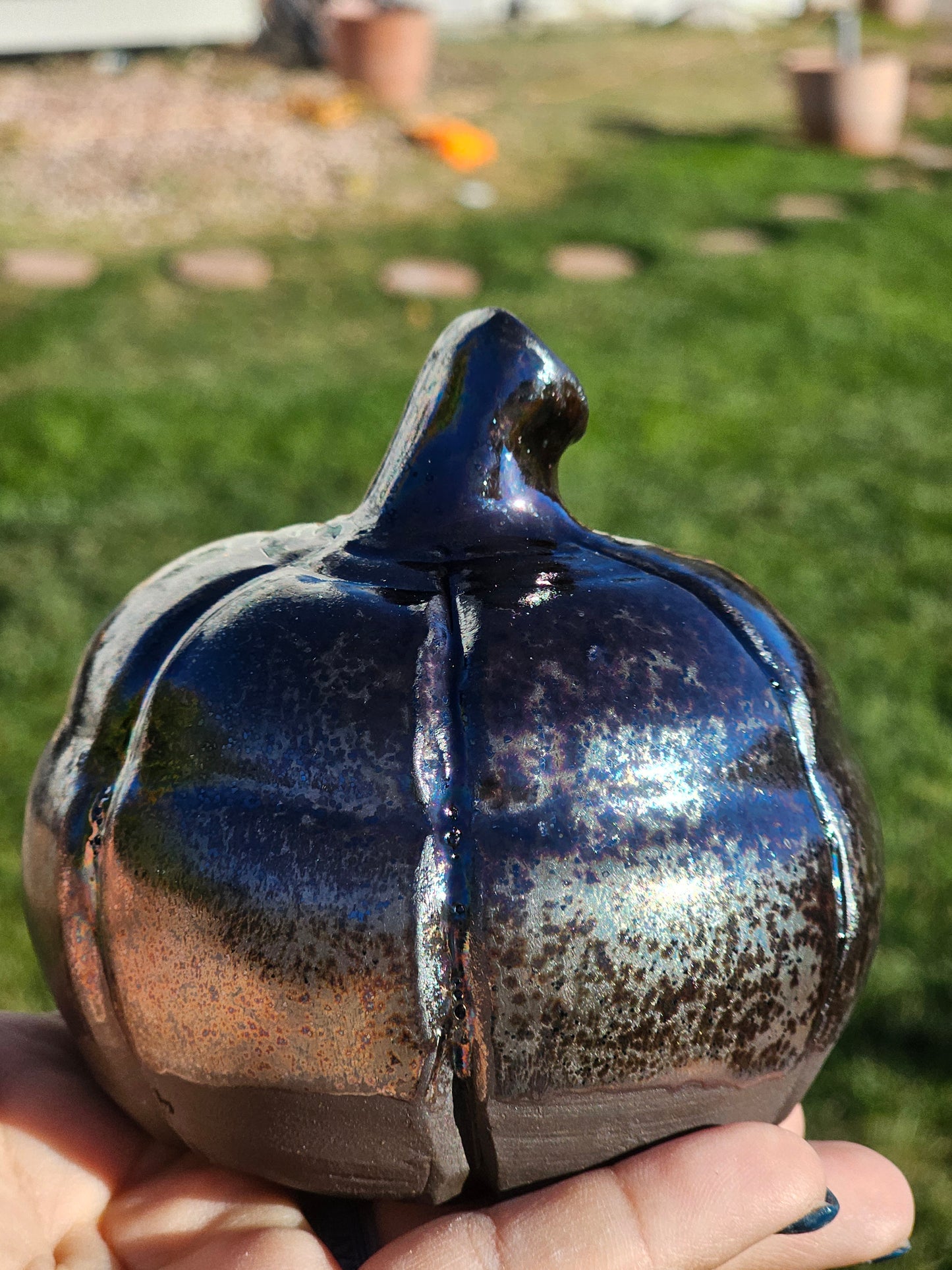 Black Sparkle Pumpkin