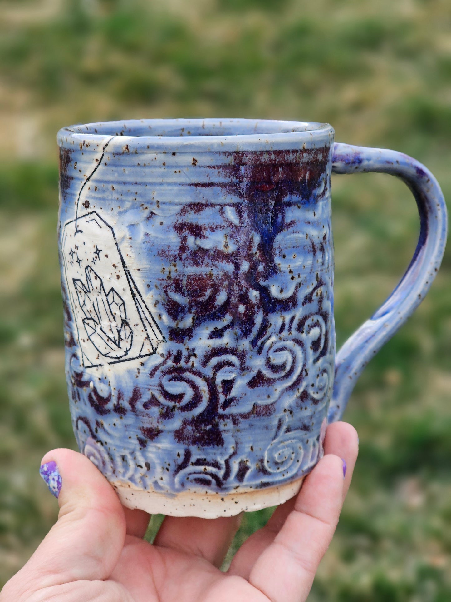 * NEW Crystal Tea Bag Mug