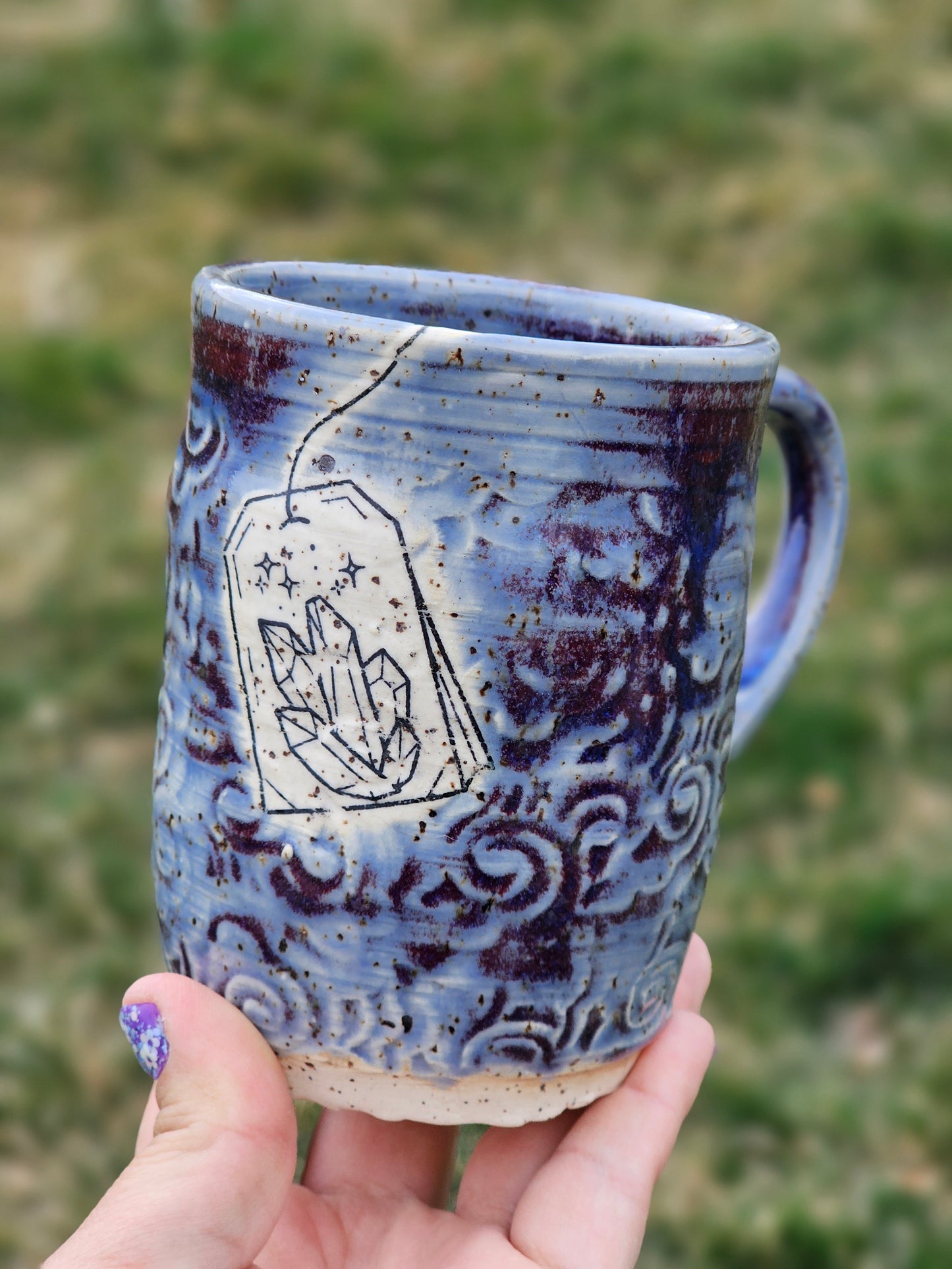* NEW Crystal Tea Bag Mug