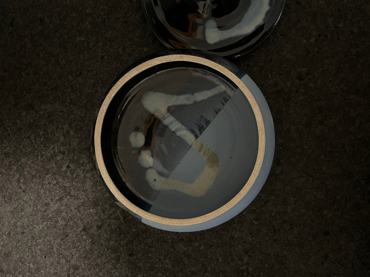 Mad Mud Club Black and Blue Japanese Soup Pot with Lid
