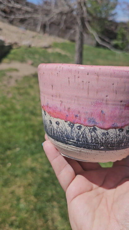 * NEW Butterfly and Flower Bowl