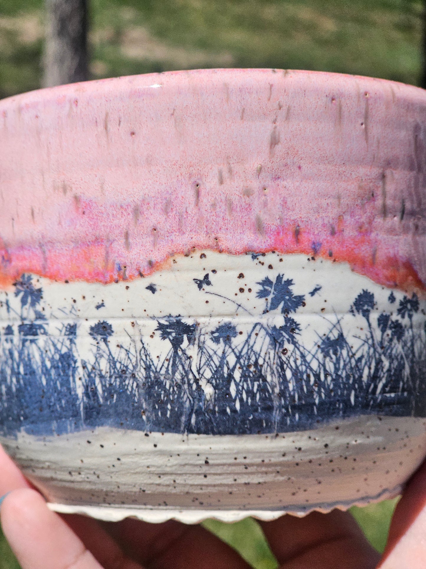 * NEW Butterfly and Flower Bowl