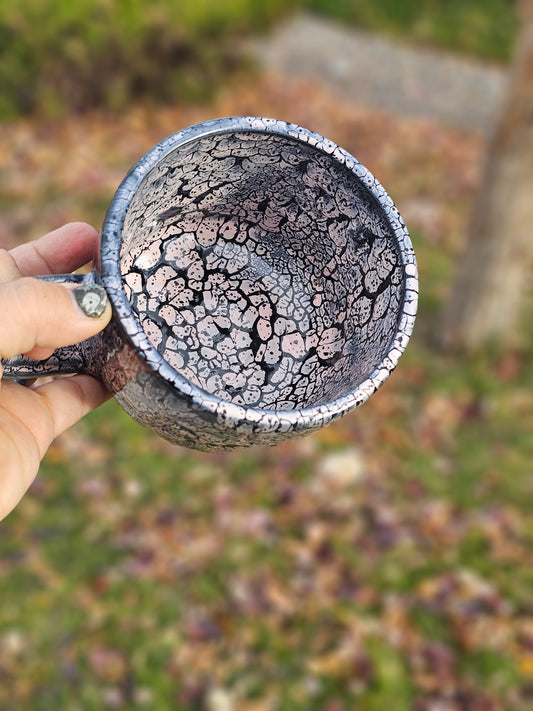 Pink Crackle Mug