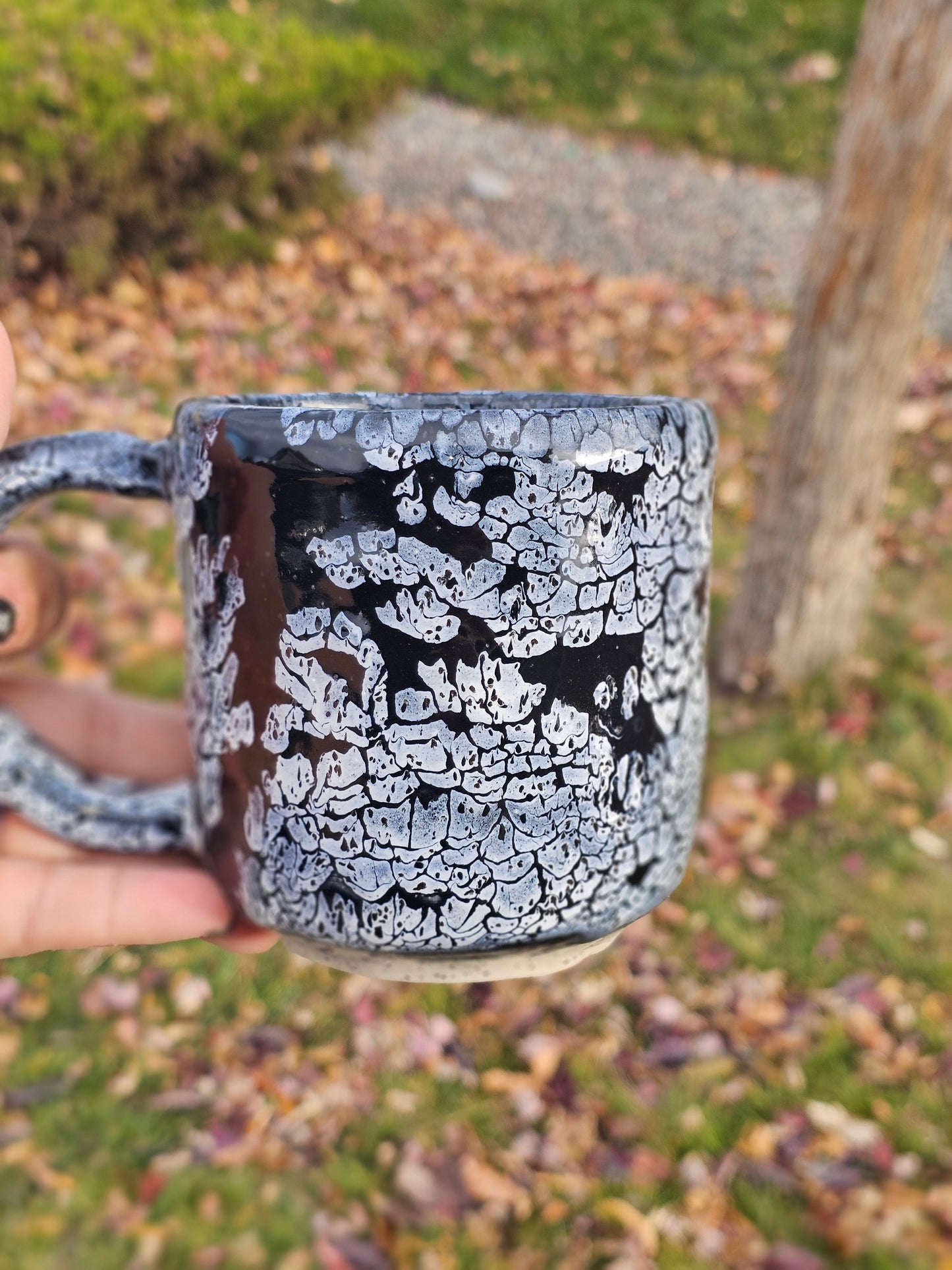 Blue Crackle Mug
